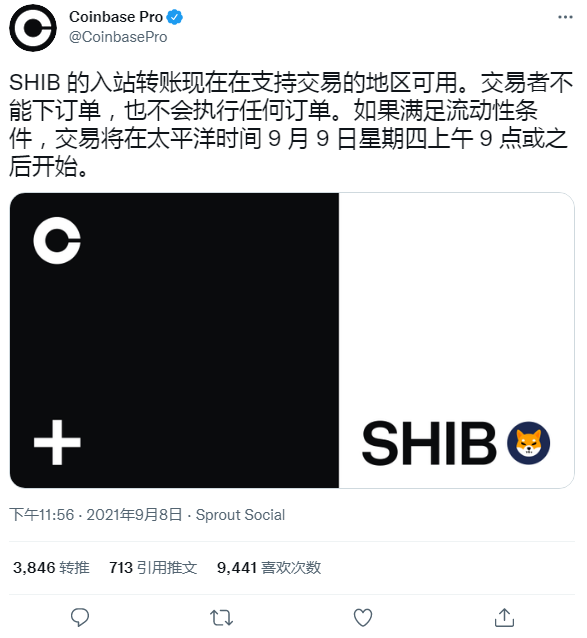 Coinba<em></em>se 效应在柴犬身上消失了！SHIB 价格推高还是等待修正？