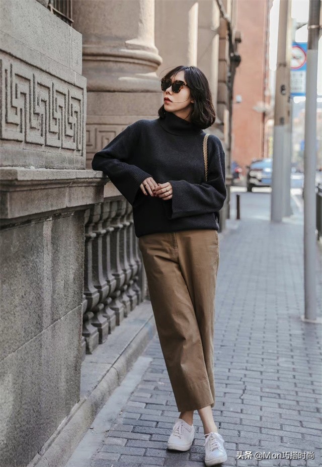 卡其色裤子配什么颜色上衣 -文化号