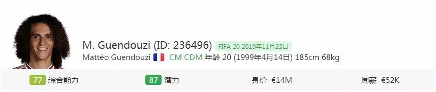 fifa17意甲真脸(「FIFA20妖人推荐」盘点20岁档的21大真脸高潜天才（二）)