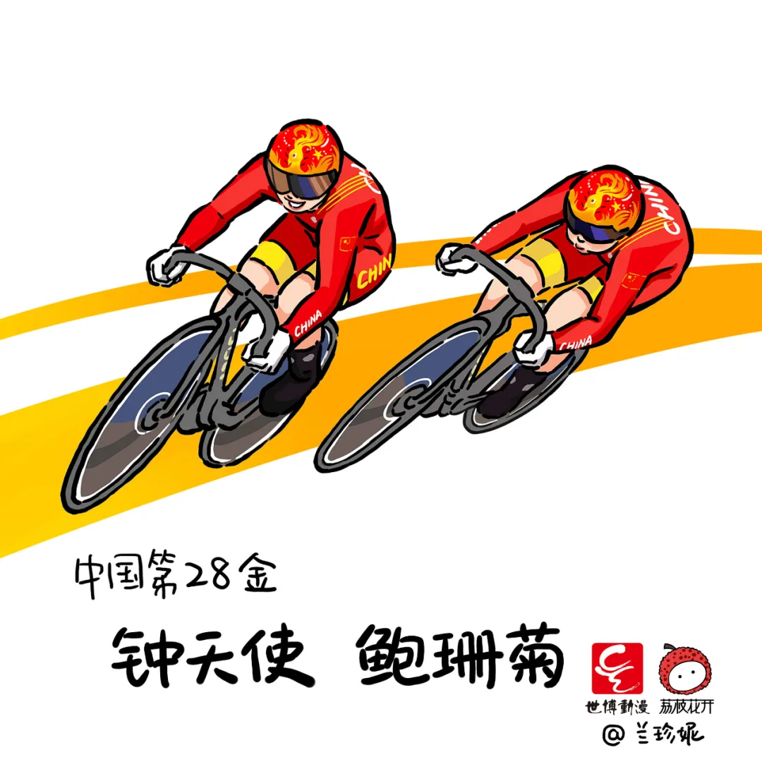 奥运会金牌有哪些手绘（萌翻了！济南姑娘手绘38张奥运冠军漫画！网友直呼“妙啊”！）