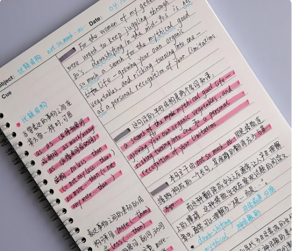 高考状元的学霸笔记，看后感到好惭愧，语文能考146分是有原因的