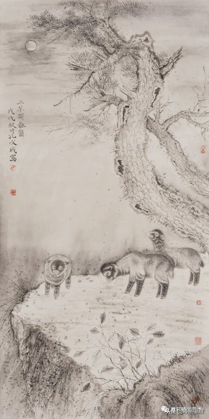 走到黑走到明 | 孔文成花鸟画的脉路