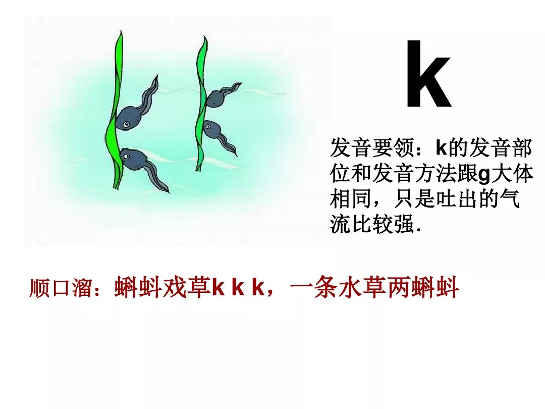 部编版一年级语文上册汉语拼音5《g k h》图文讲解