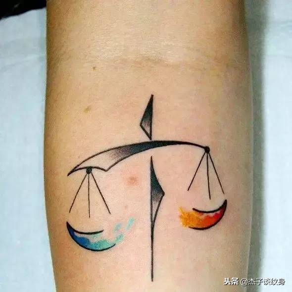 十二星座之天秤座纹身图案赏析