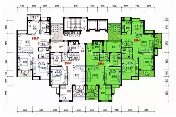 房屋平面图（房屋平面图怎么画）