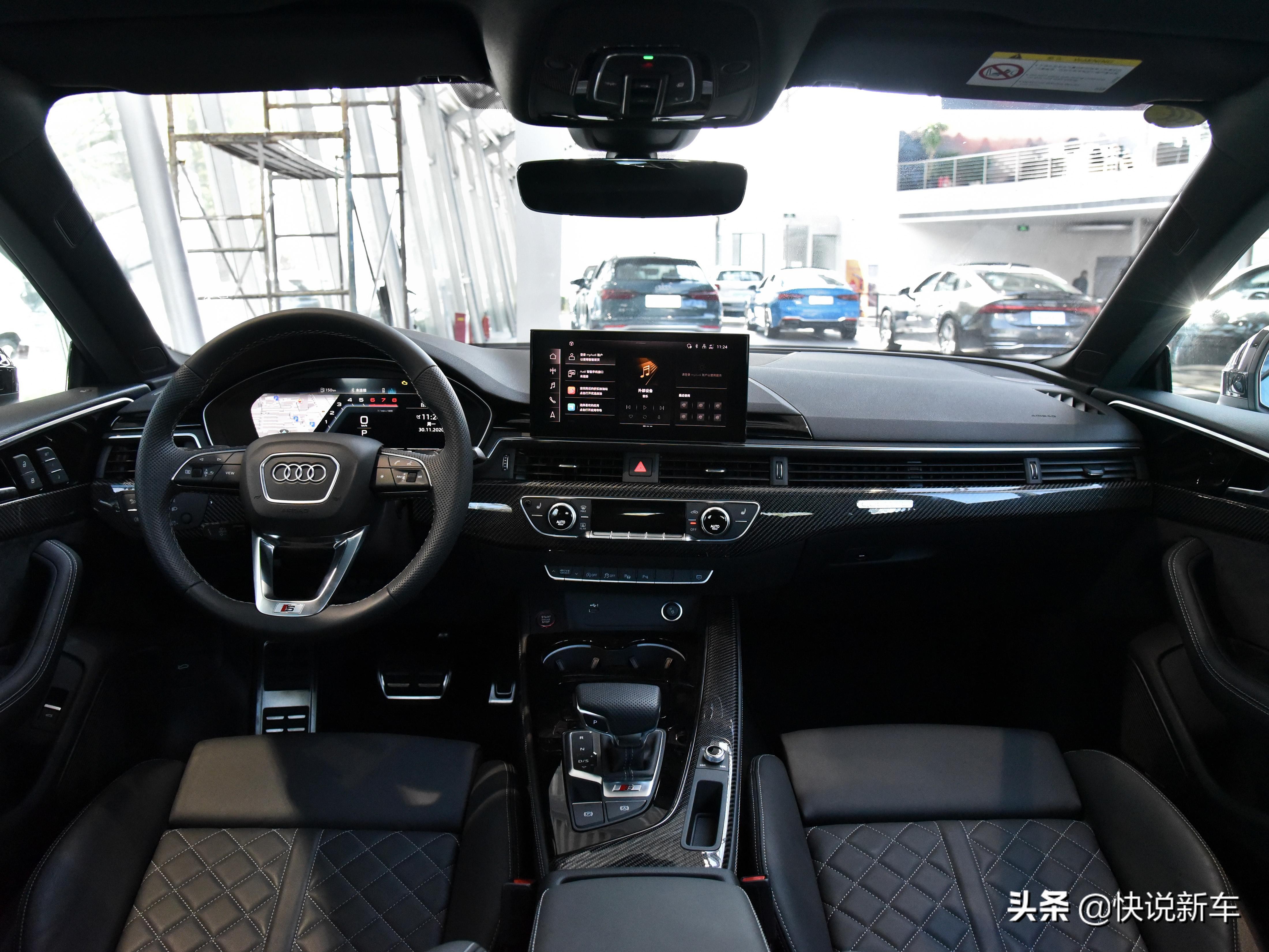 V6增压高性能轿车，豪华品牌原装进口带四驱，实拍奥迪S5