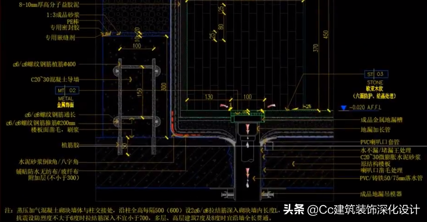 酒店专项隐蔽墙身节点管控标准解析