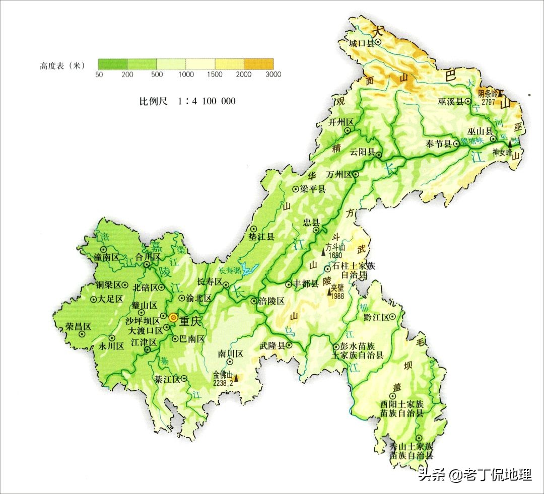 山西河北两省地图（看完就知道这两省的位置在哪）