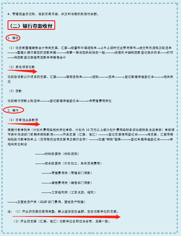 看完总监给实习会计整理的财务工作流程，年薪96万不是没有道理