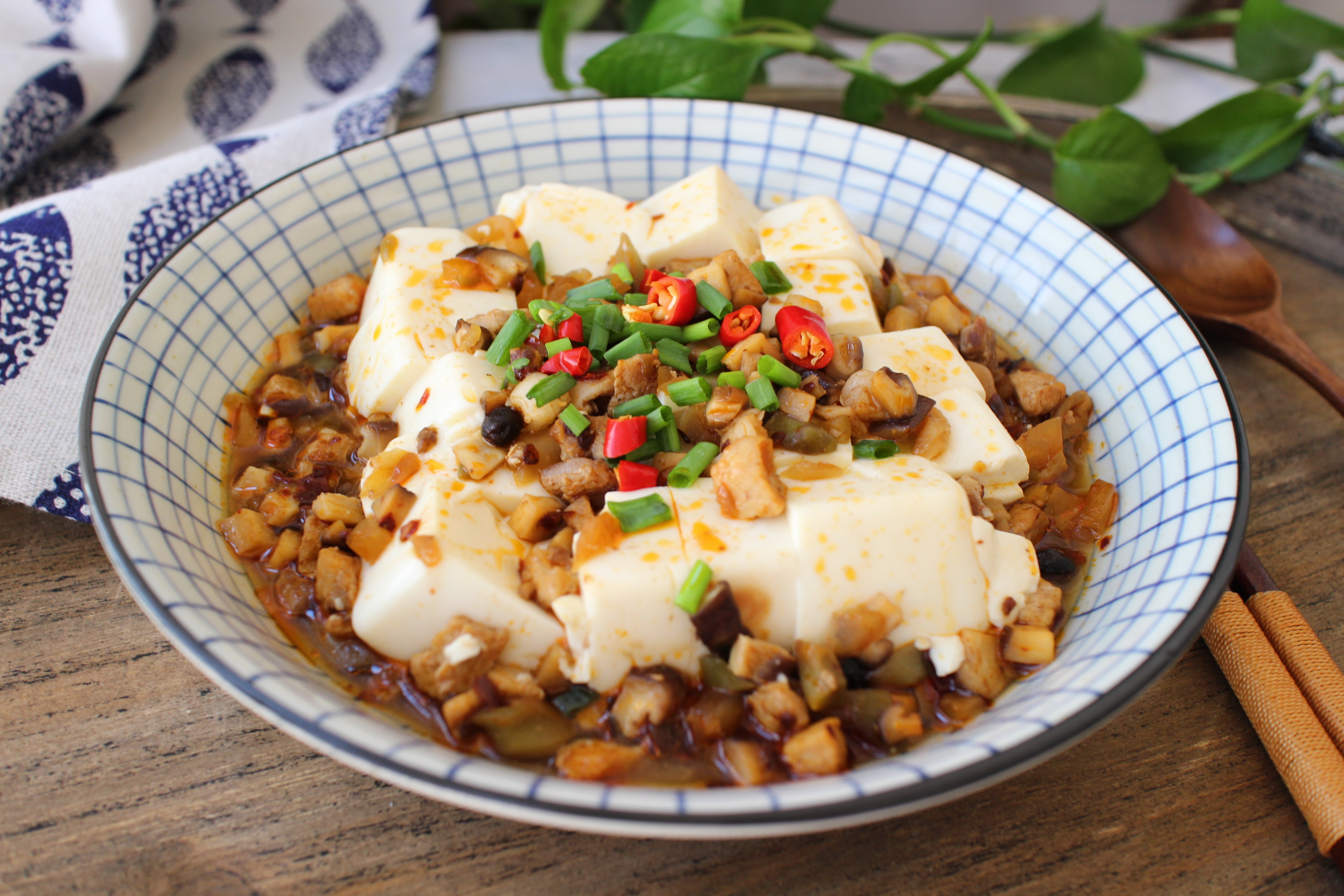 【榨菜拌豆腐】做法步骤图 简单易做还能解馋 老人小孩都爱吃-起舞食谱网