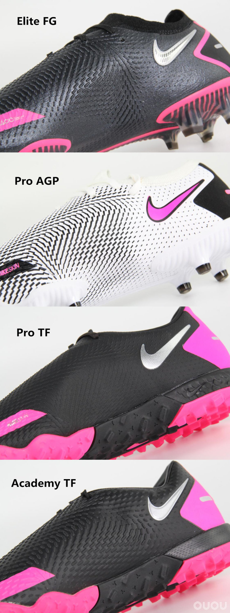 足球鞋加ag和hg有什么区别（GT跑车很牛，带GT的足球鞋呢？耐克GT全系对比）