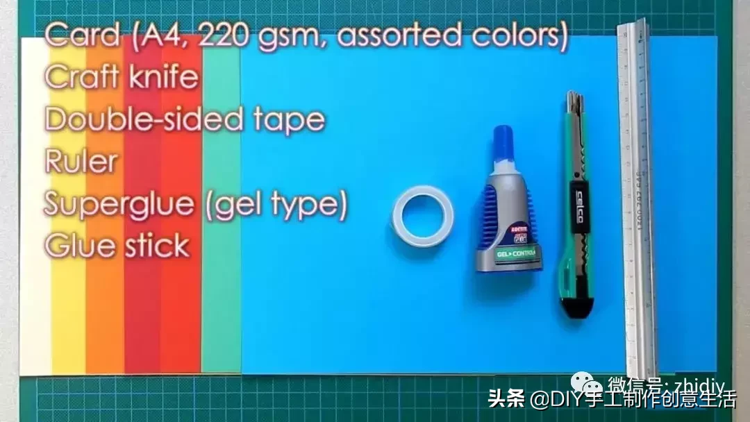 贺卡不会做？教你一招，彩虹立体贺卡，小礼物最佳选择，附教程