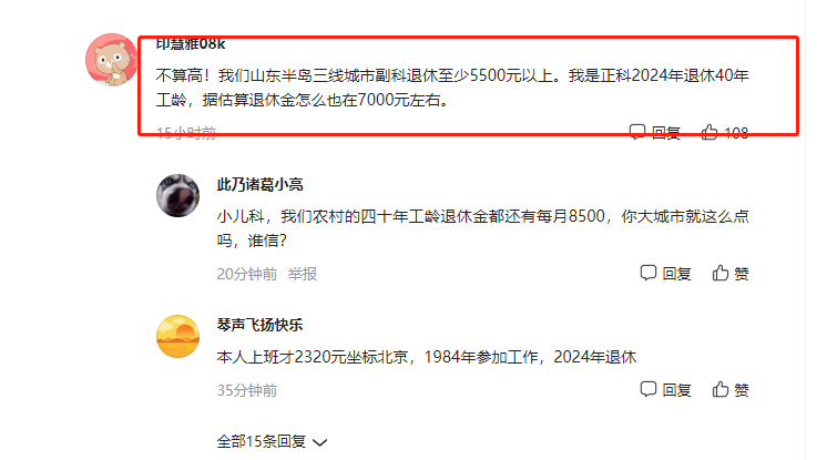 40年副科公务员晒退休金，看到实际薪资后，发现和想得有些不同