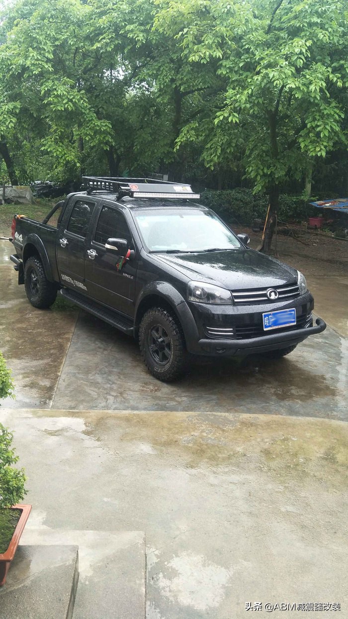 风骏5改装长城风骏5欧洲版改装减震升高更换大尺寸轮胎轻度改装