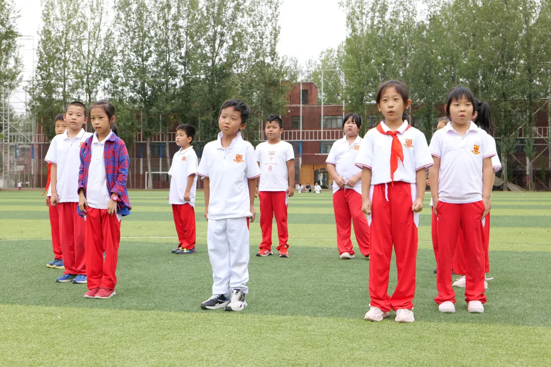昌平区凯博外国语学校这个中秋孩子们有点甜