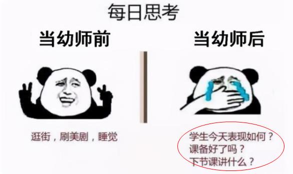 当幼儿园老师能有多辛苦？入职前后对比照火了，幼师直呼太扎心了
