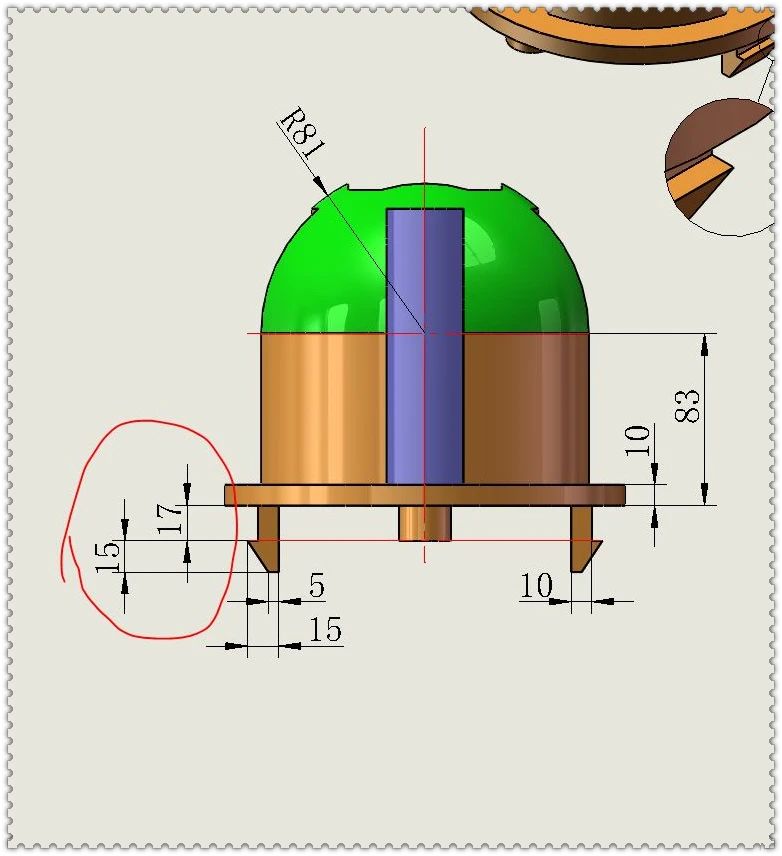 文字中间的圆点怎么打(solidworks工程图里,如何把箭头变成小圆点并