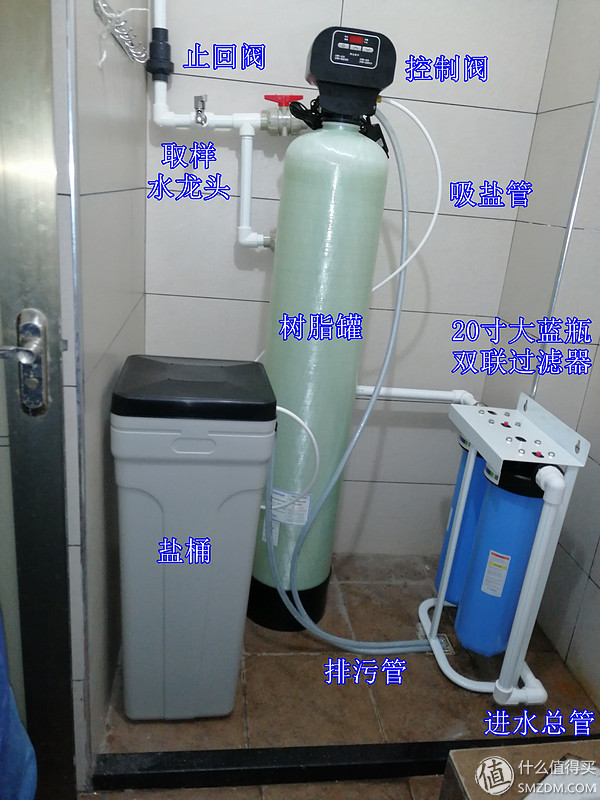 全屋中央凈水系統中家用軟水機選型安裝diy全紀錄