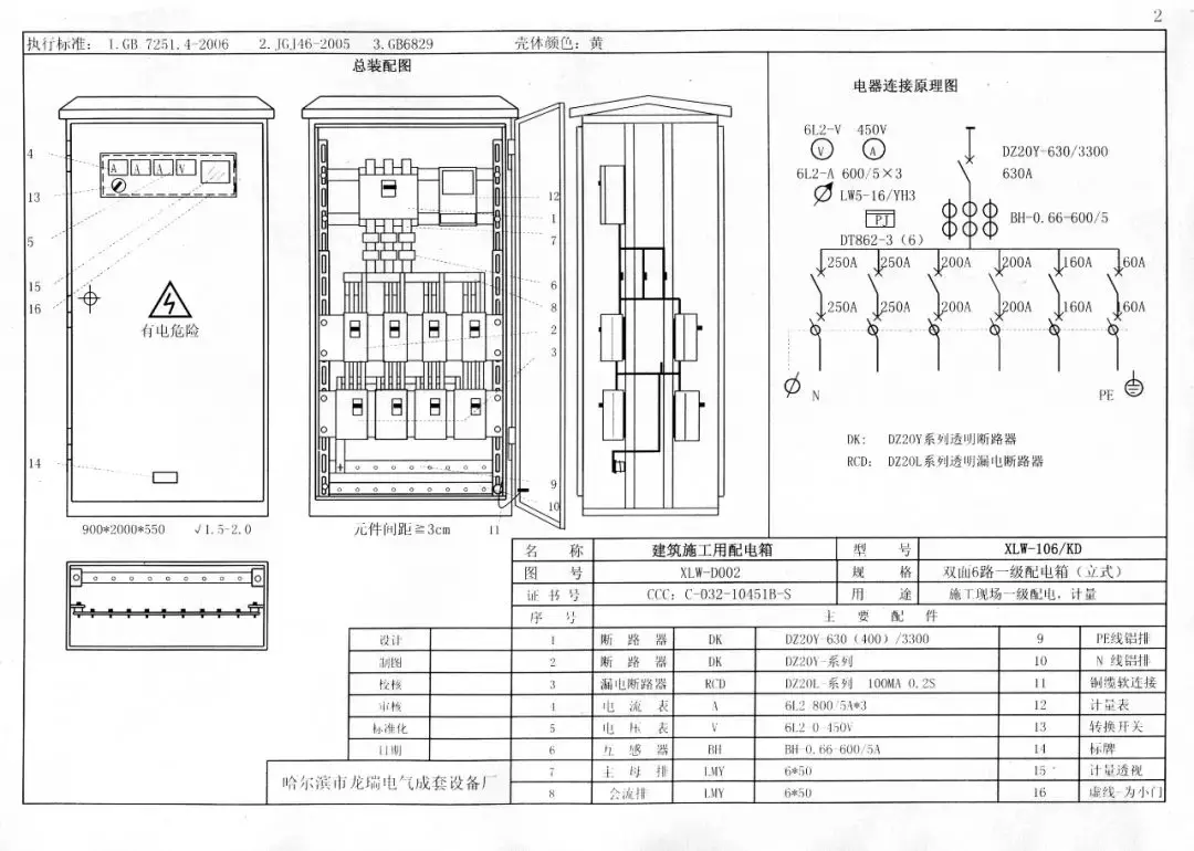 最全施工现场临时用电配电箱（柜）标准化配置图集！