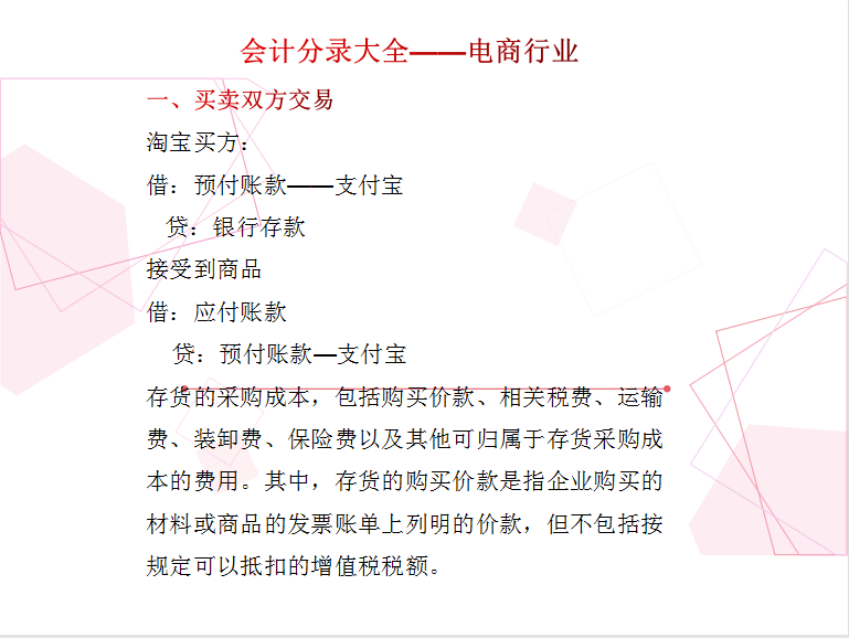 想要成为优秀的代理记账会计，18个行业会计分录汇总，赶紧收藏