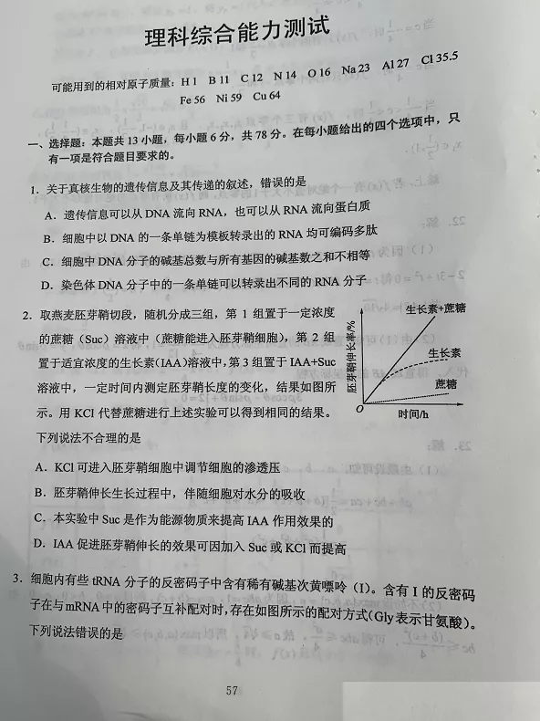 超清！2020年广西高考真题+答案！（文理全科汇总）
