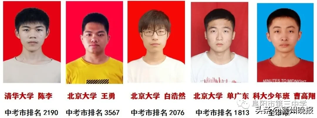 阜阳31人被清华北大录取，秘诀曝光！涉阜阳一中、太和中学、太和一中、临泉一中、阜阳三中、界首一中等