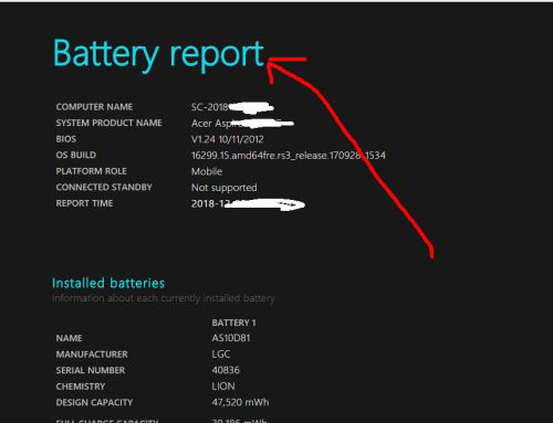 笔记本电池检测怎么做，Win10电池损耗报告怎么看？