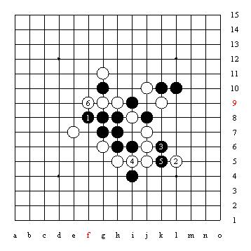 五子棋技巧图解「1」