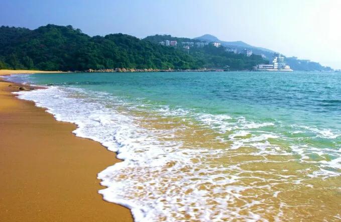 深圳宝安海滩图片