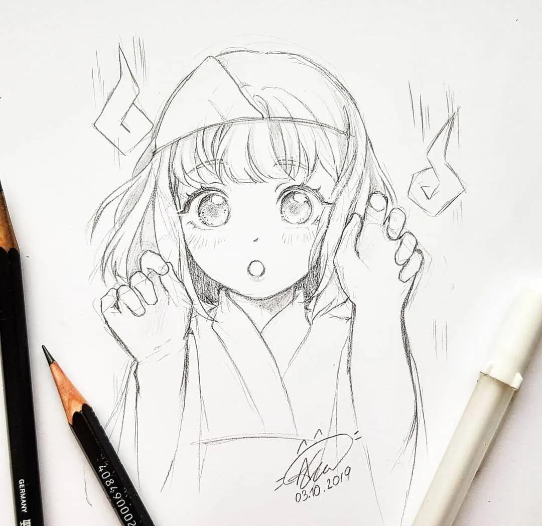 怎么画动漫人物 动漫少女简笔画-起航号