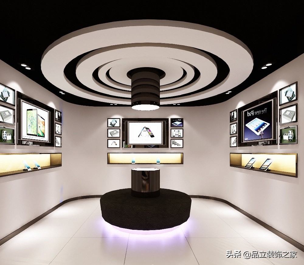 手机专卖店装修展示设计效果图