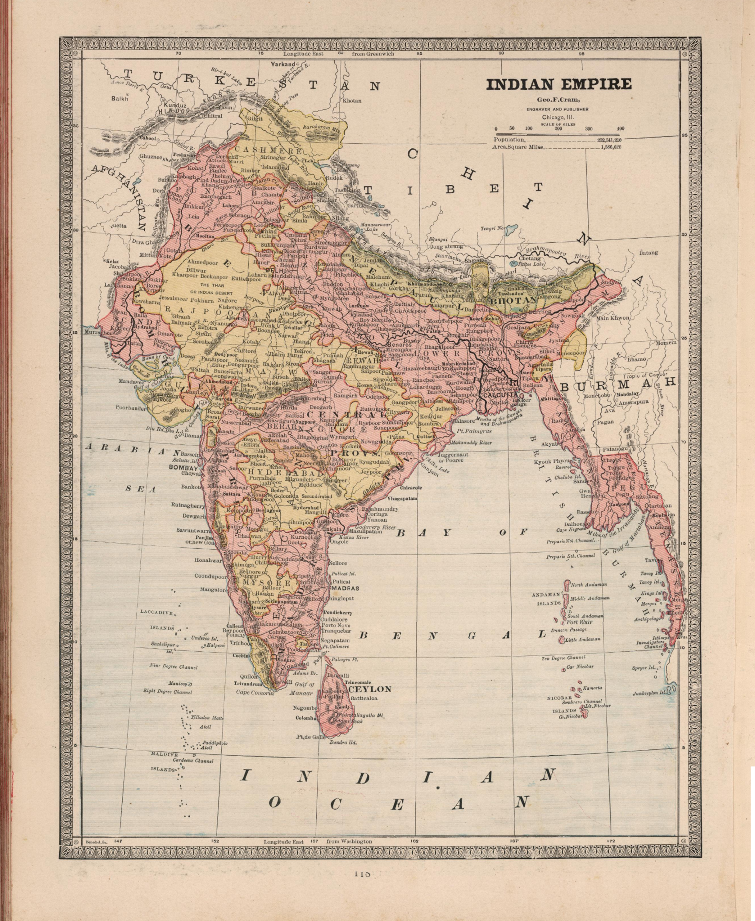 虽然都是state,但和美国的state相比,印度的princely states具有更大