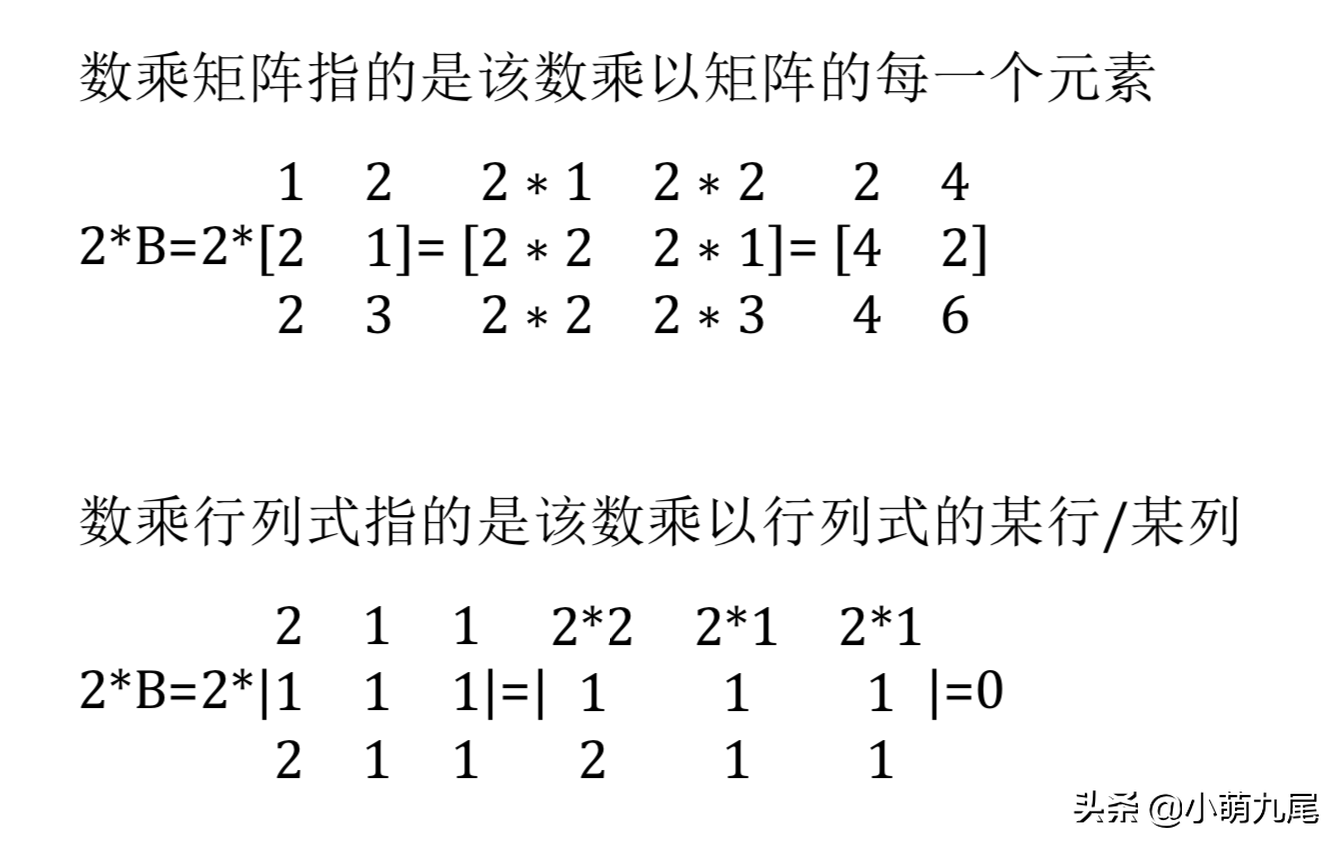 矩阵与行列式的究竟有什么不同，带你好好捋捋两者间的异同