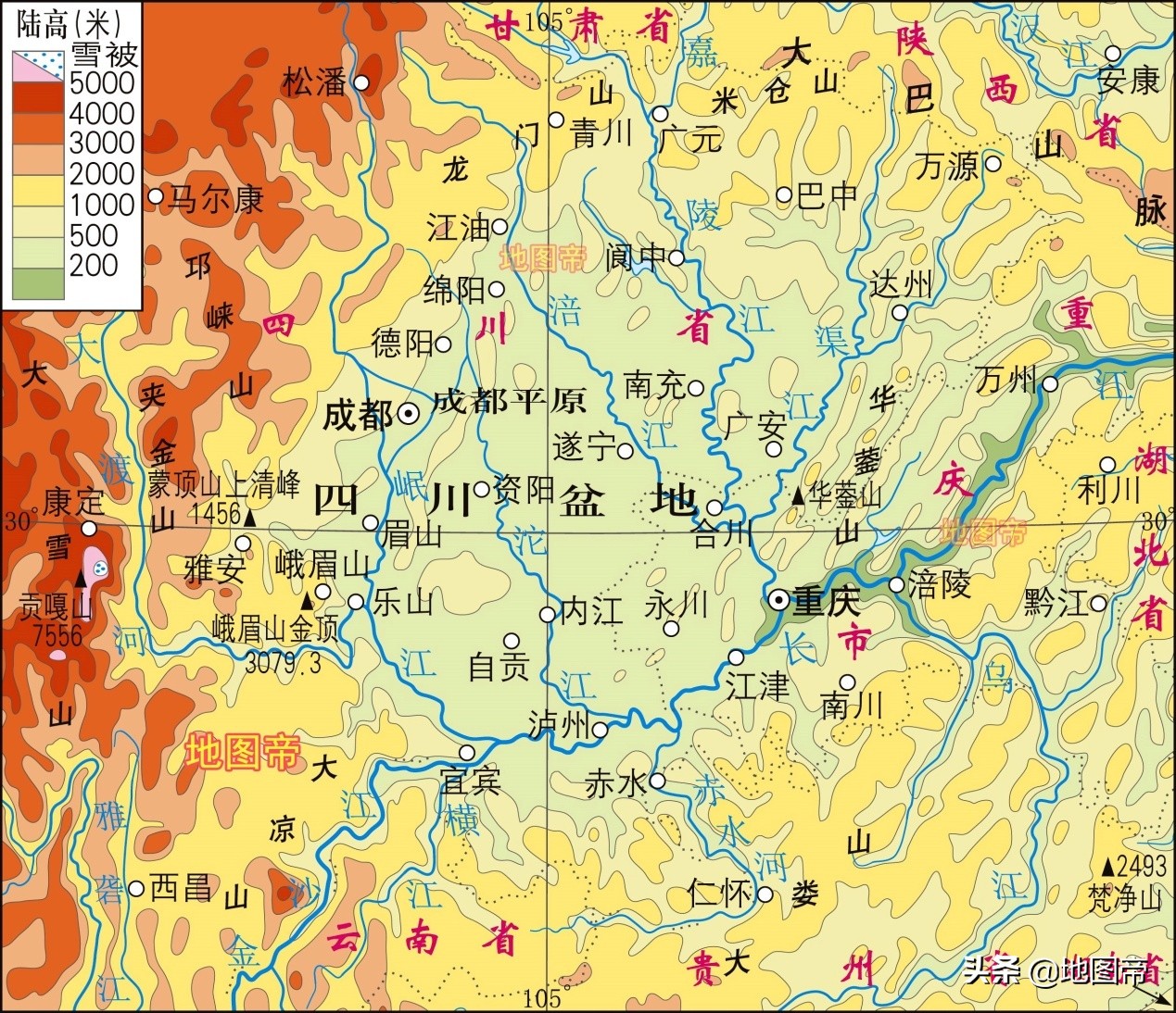 大渡河的源头和终点在哪里(大渡河,对四川意味着什么?