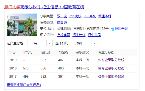 我真的酸了！455分进中南大，476分上厦门大学，填志愿就该胆子大