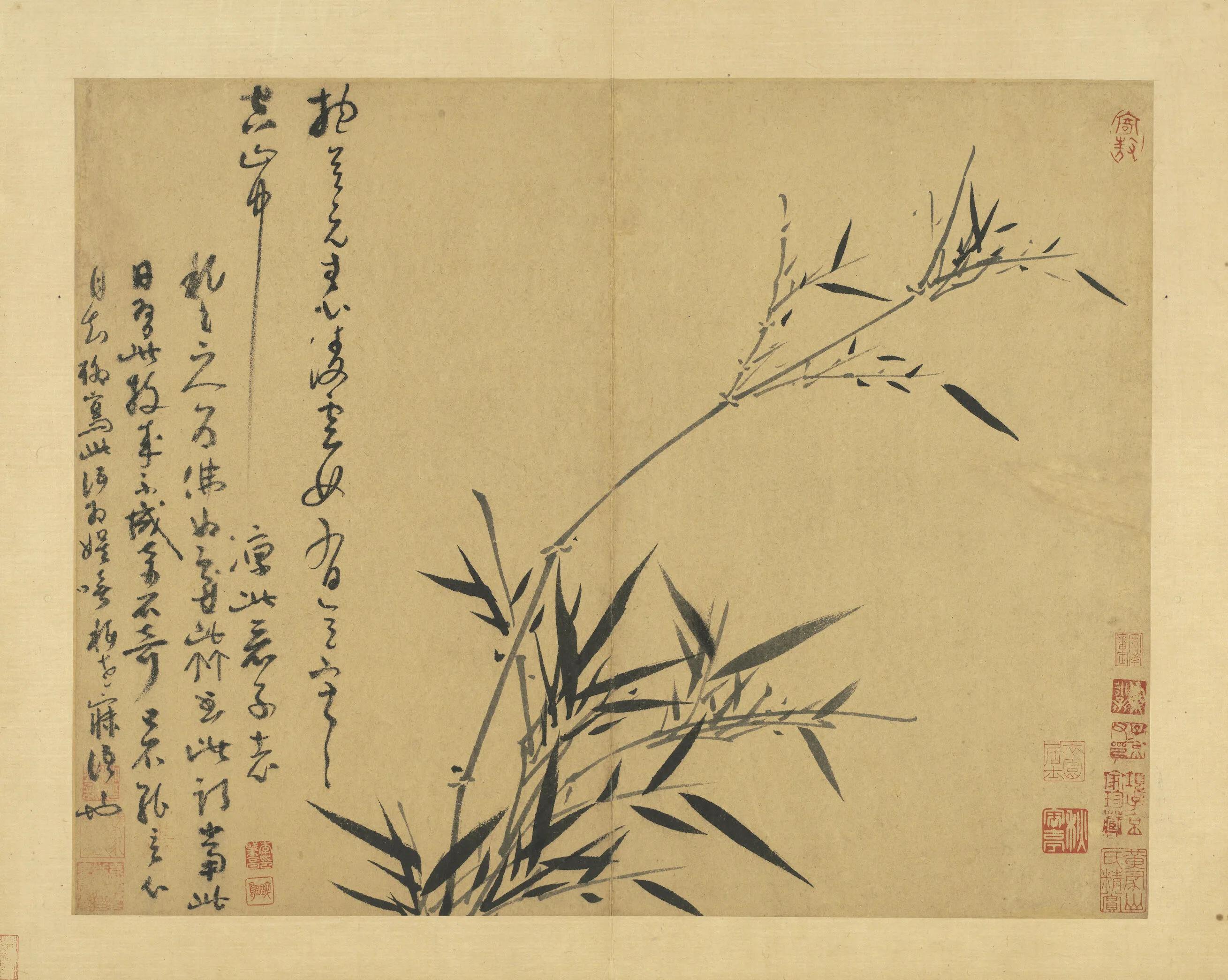 谁才是画竹子历史第一人？唯吴镇是也！简直是天花板的存在