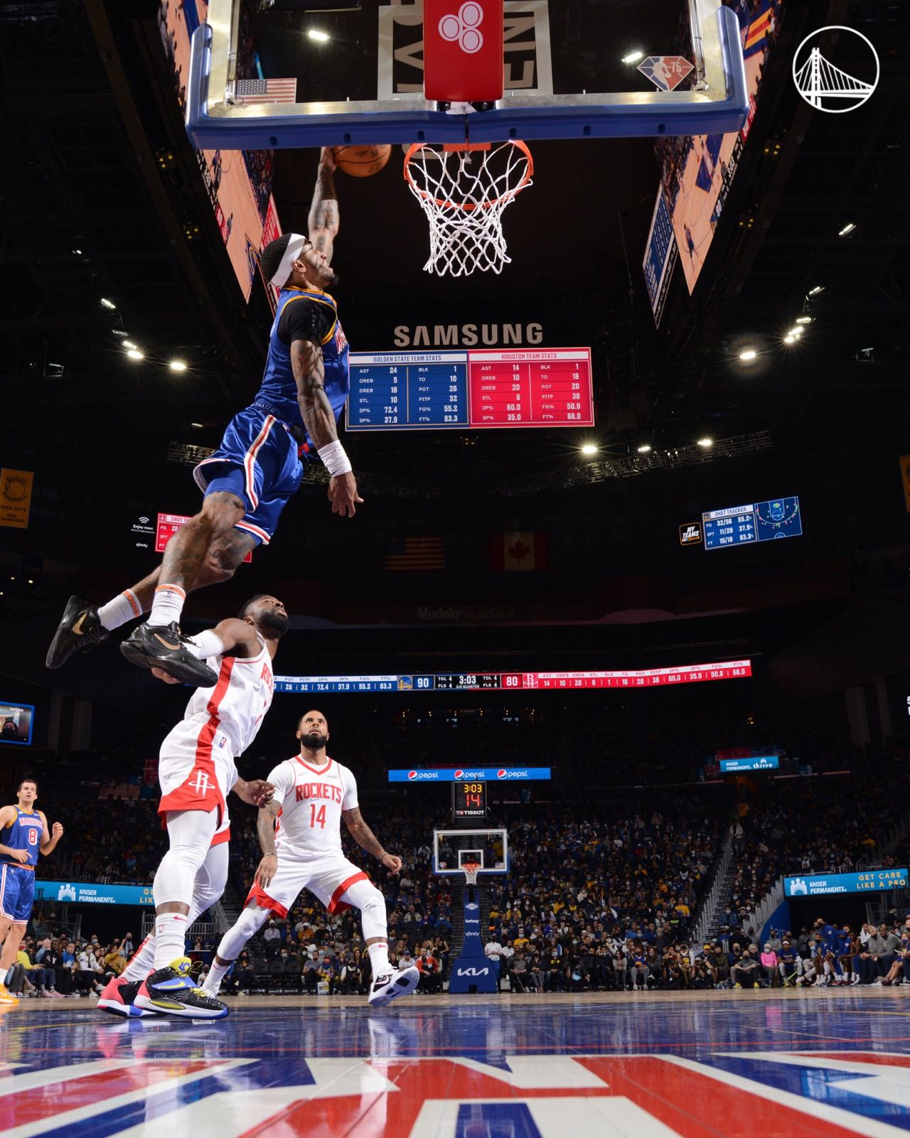 为什么nba球员都能扣篮(库里羡慕佩顿二世扣篮能力：我俩明明一样高，他为啥这么能扣？)