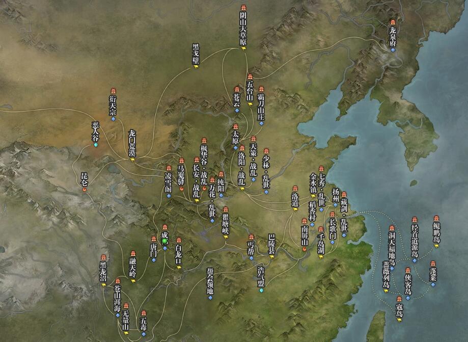 江南水乡or横断太行？盘点剑网3中各门派对应的真实地点（上）