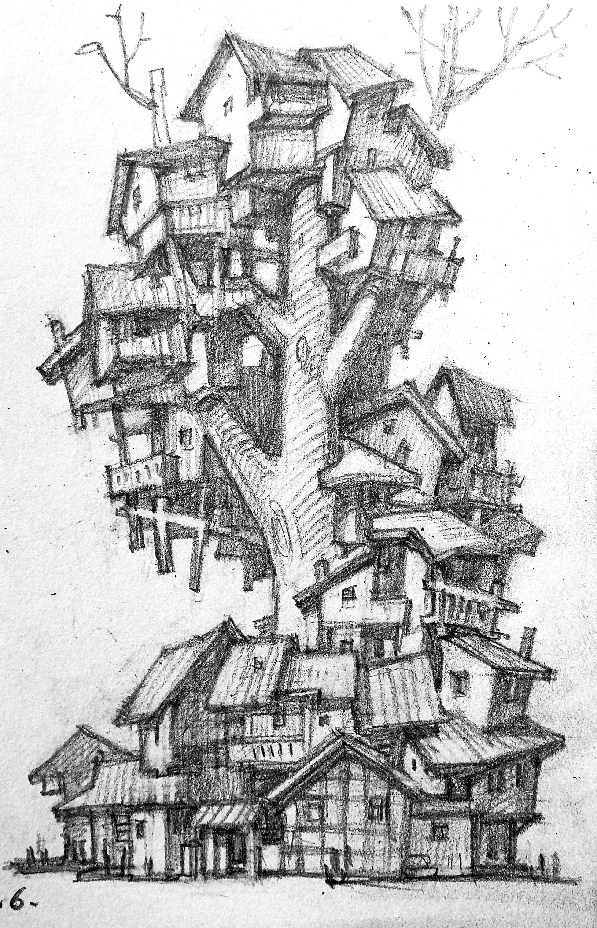 踢足球的人怎么画才好看又简单（足球与绘画丨符宗荣建筑钢笔画）