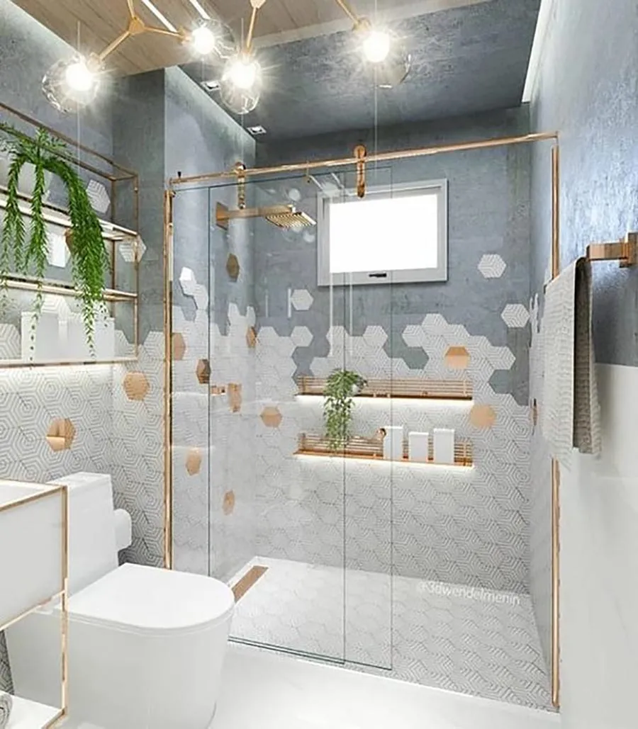 卫生间这样选瓷砖,更漂亮实用,后悔我家装修得太早