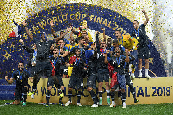 世界杯和欧洲杯哪个队伍多(外媒评世界杯夺冠概率，法国12.5%位列第二，意大利排在第七位)
