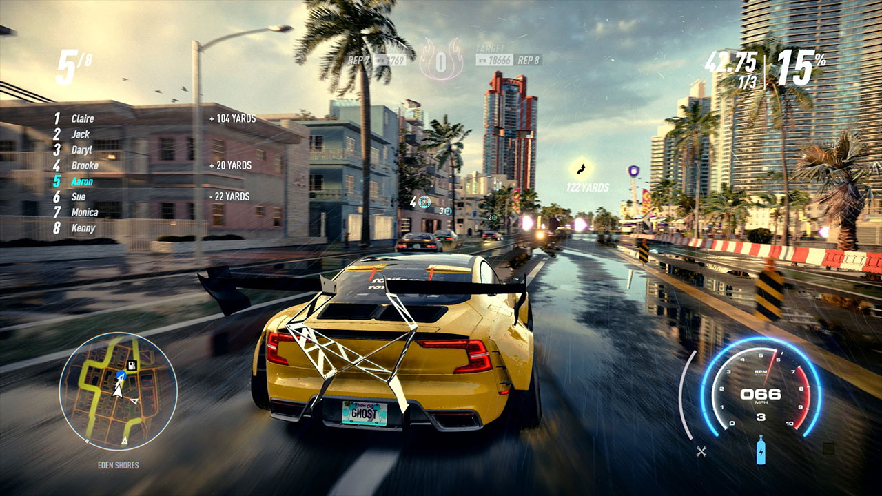 游戏推荐《极品飞车21 热度》，用GTX1060显卡和带鱼屏设置感受