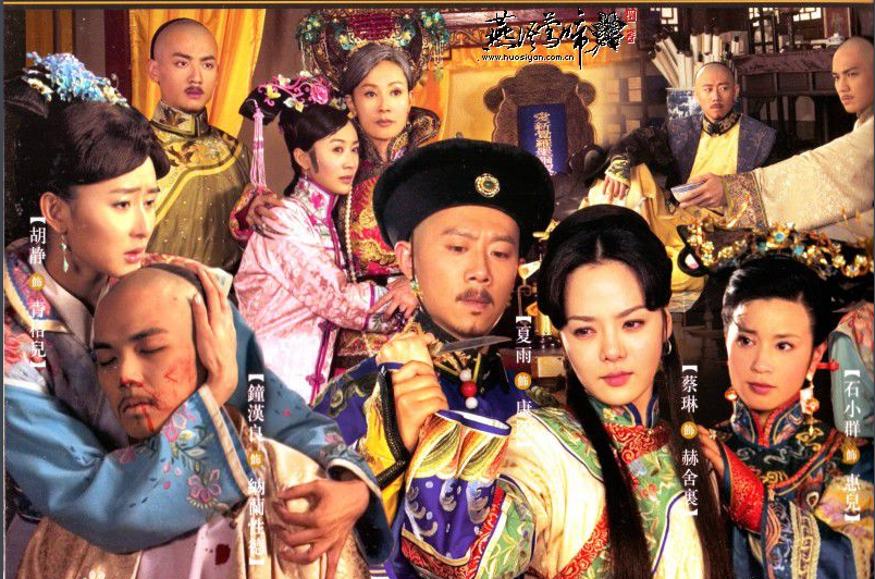 第七部:《李家大院》中饰演李家大奶奶2013年蔡琳与老公高梓淇一起