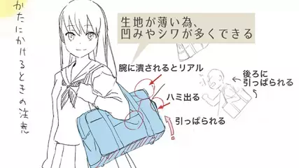 绘画初学者如何绘画日本女学生？各种日本风格背包教程赶紧来瞧瞧