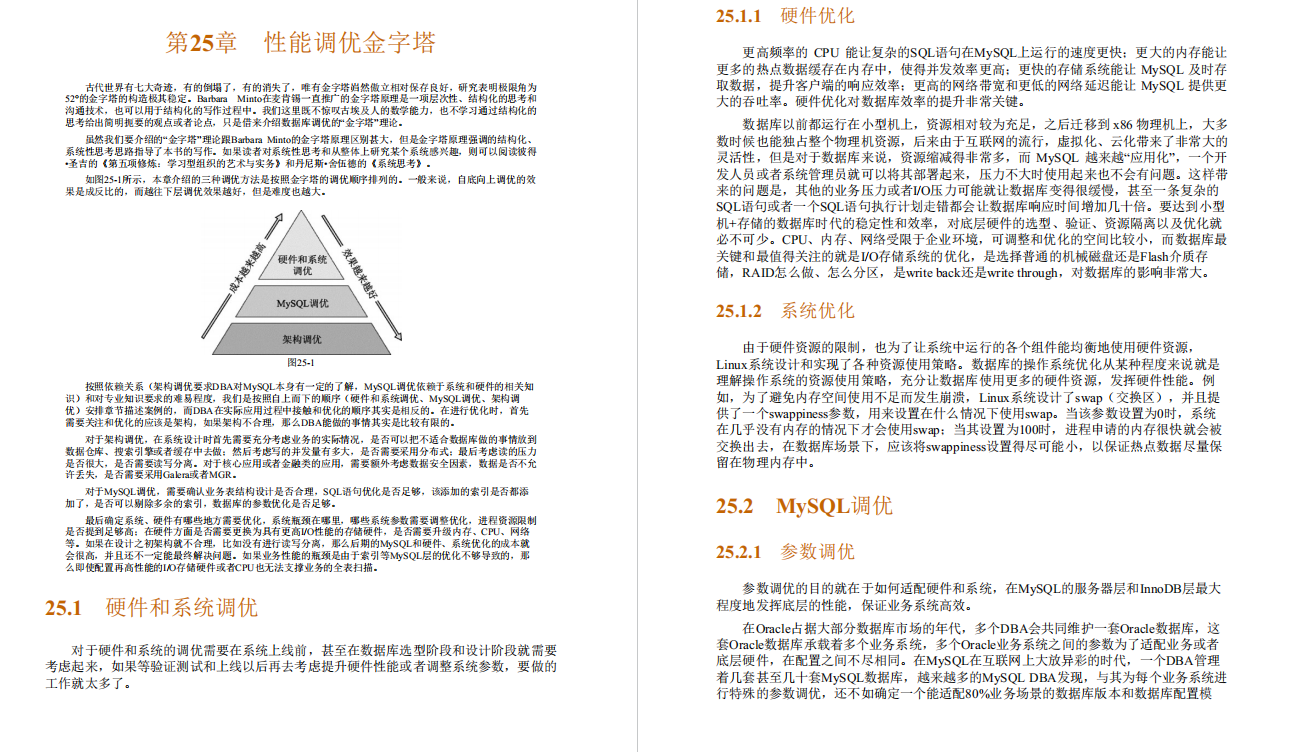 阿里P9师傅亲传98K+星的MySQL性能优化金字塔法则手册助我升职P7