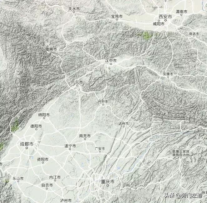 蜀汉地形图图片