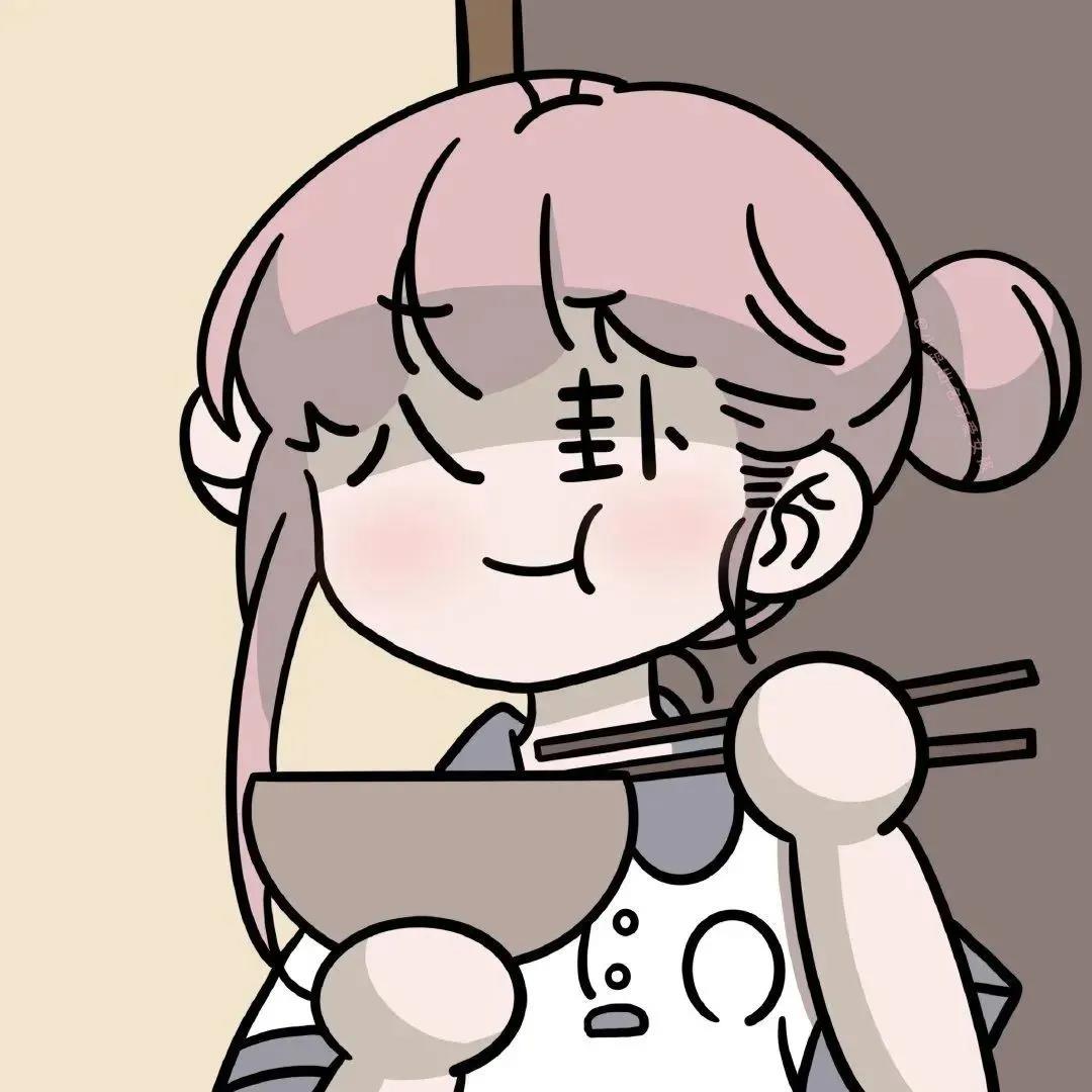 二次元动漫头像:我有在慢慢解开自己系上的死结