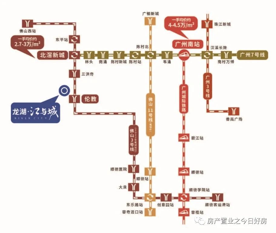 顺德伦教「龙湖江与城」内部惊喜价17000/㎡起 广佛交界 不限购