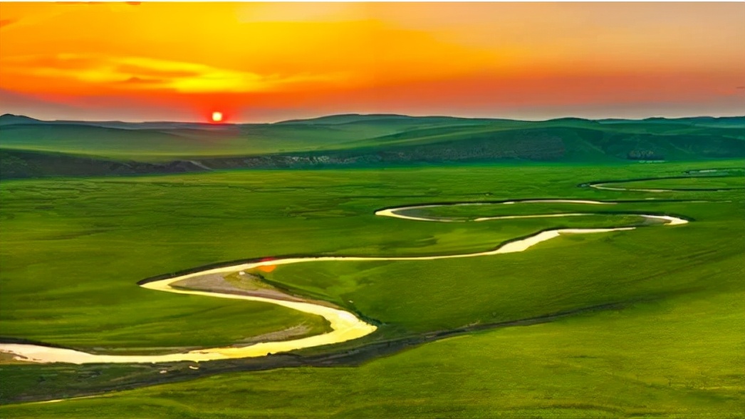 天苍苍 野茫茫 塞上草原秋色正好