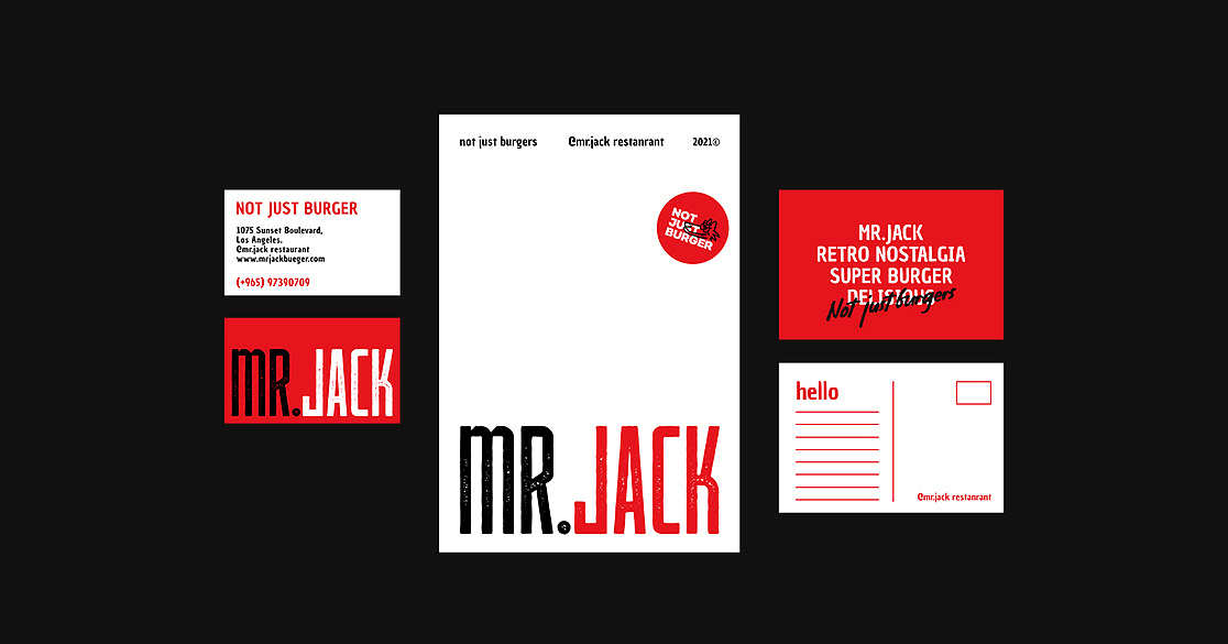 MR.JACK炸鸡汉堡品牌 | 充满热情的美式趣味风格